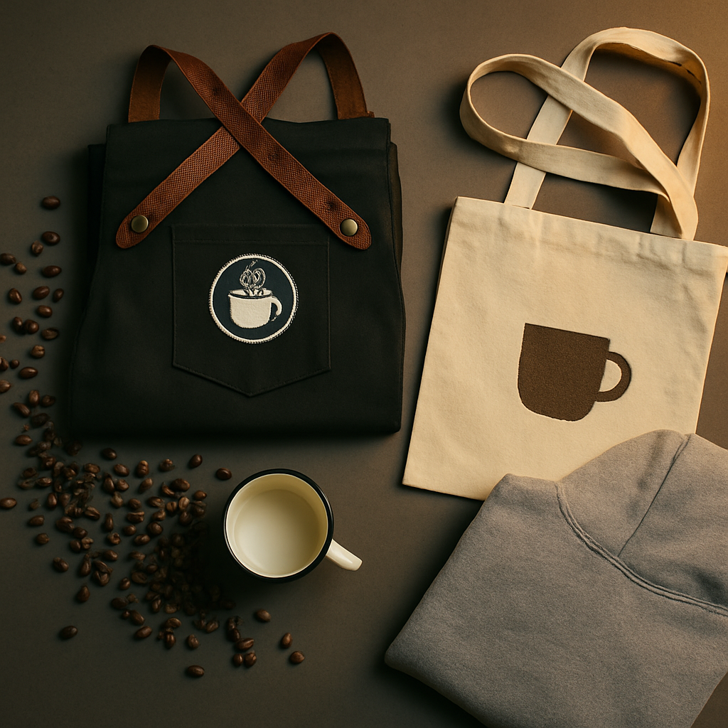 Мерч для кофейни: фартуки, толстовки и тоут-сумки — что заказывают обжарщики в 2026